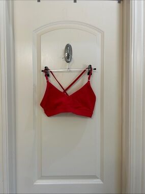 Everyday Red Strappy Sports Bralette